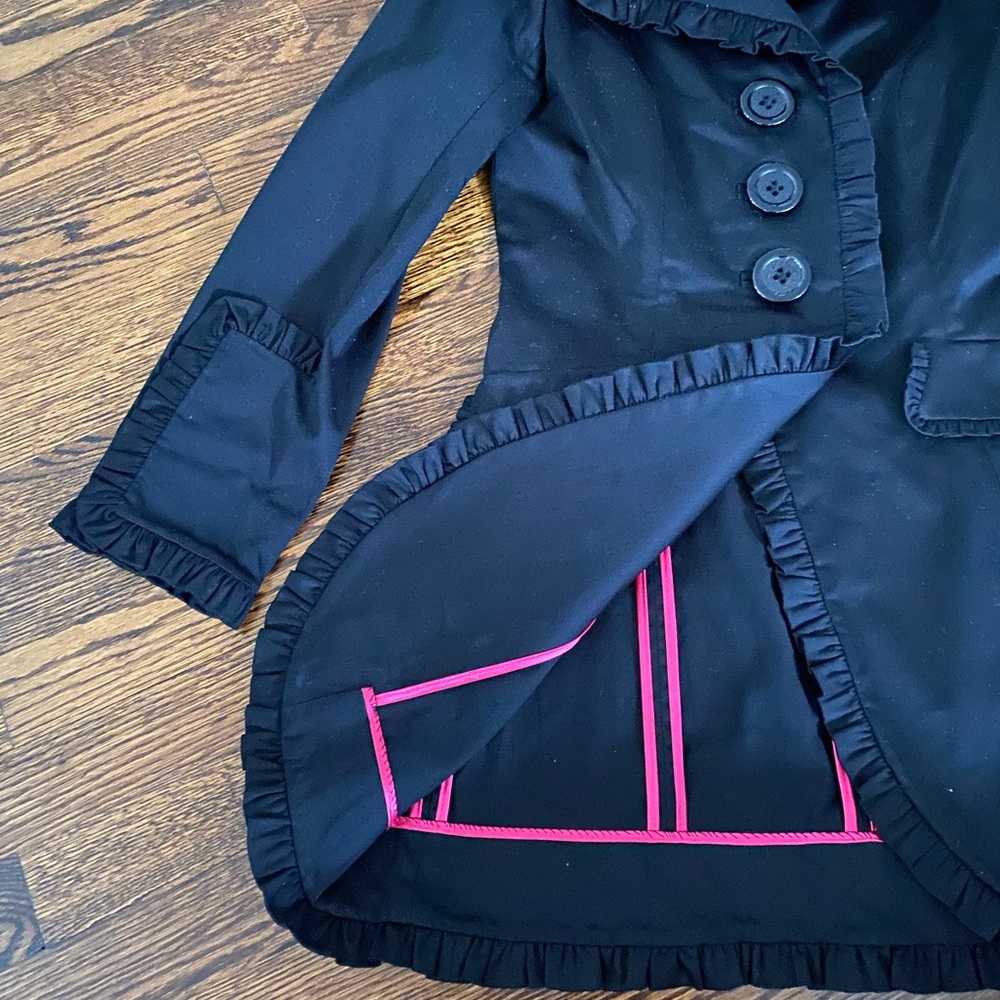 NWOT! An Ren Black Trench Coat (XS)